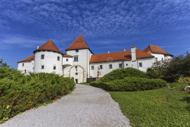 Altes Schloss, Varazdin, Kroatien stockbilder Altes Schloss, Varazdin, Kroatien stockbilder