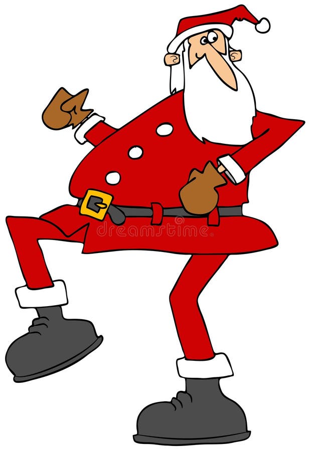 Alto escalonamiento Papá Noel libre illustration Alto escalonamiento Papá Noel libre illustration
