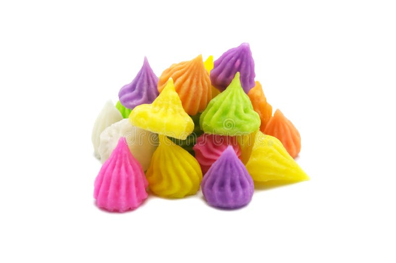 Alua coloré est style doux traditionnel thaïlandais de dessert images libres de droits Alua coloré est style doux traditionnel thaïlandais de dessert images libres de droits