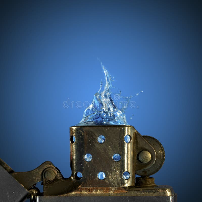 Alumbrador de Zippo imagen de archivo. Imagen de equipo 139966427