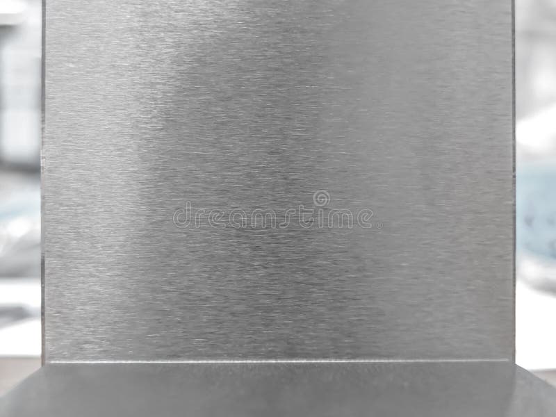 Chapa Metálica Acero Inoxidable Aluminio Gris Claro Superficie Lisa  Delicado Reflectante Suave Borroso Dos Bordes Delgado Foto de archivo -  Imagen de borroso, metal: 230501566