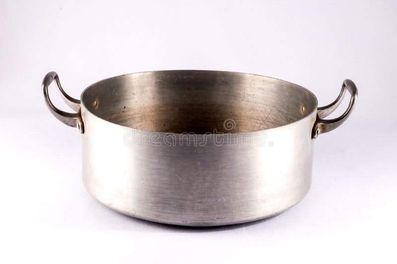 Aluminium Pot stock photo. Image of metal, steel, utensil 261370472
