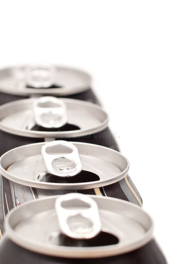 Aluminum Cans Crushed for Recycling Stock Image Image of assorted