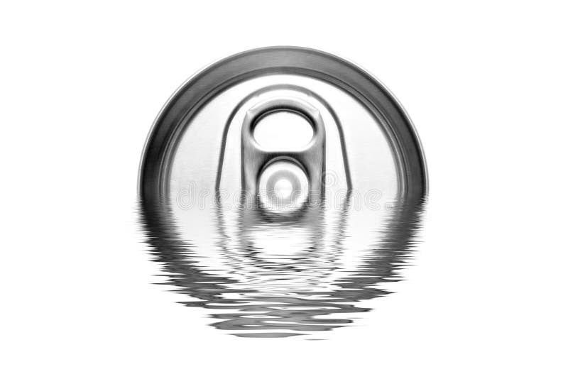 Aluminum can top macro stock photo. Image of close, handle 422044