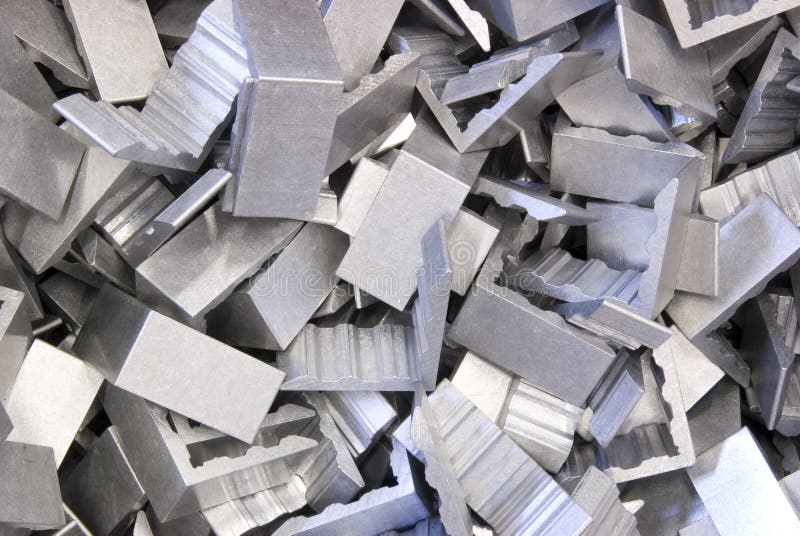 Aluminum corners stock images