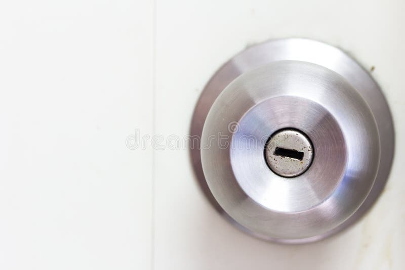 Door Knob on the Door of Electric Control Box Stock Photo Image of