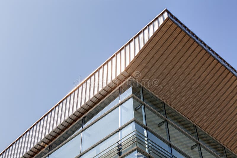 Aluminum facade royalty free stock images