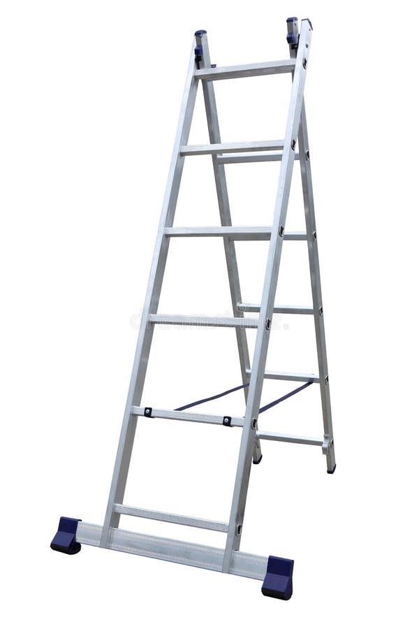 Aluminum metal stepladder stock image. Image of ladder 44478063