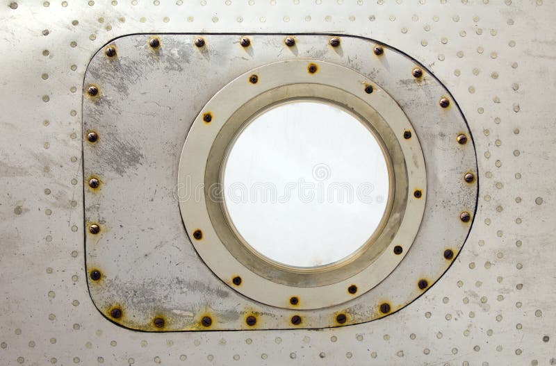 Aluminum plate with rivet stock image. Image of industrial 16379233
