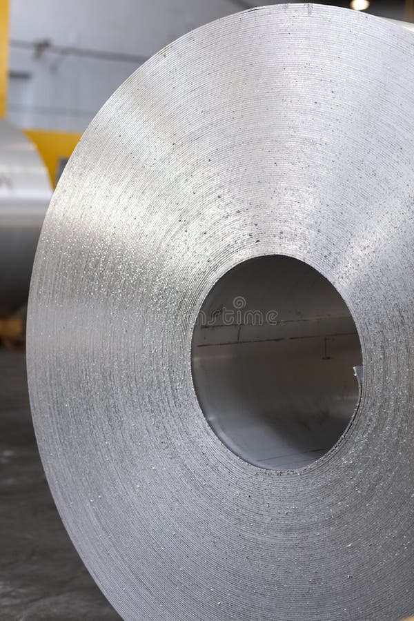 Aluminum Production in Coils Stock Image Image of factory, pattern 144119809