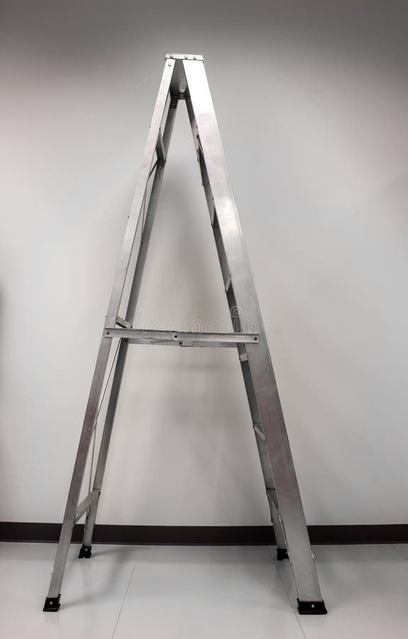 Aluminum Staircase Fold stock image