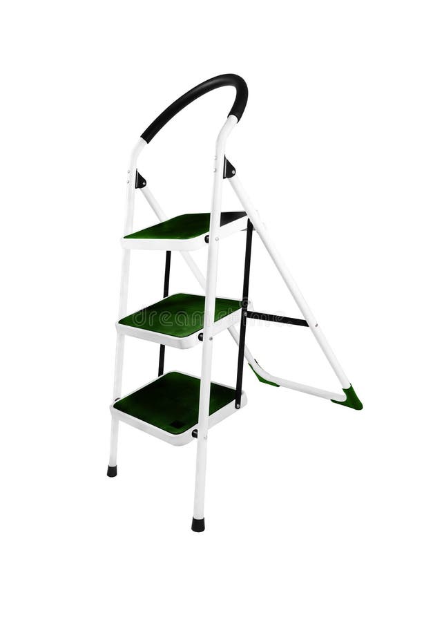 Aluminum Step Stool Ladder stock image. Image of step 16546239