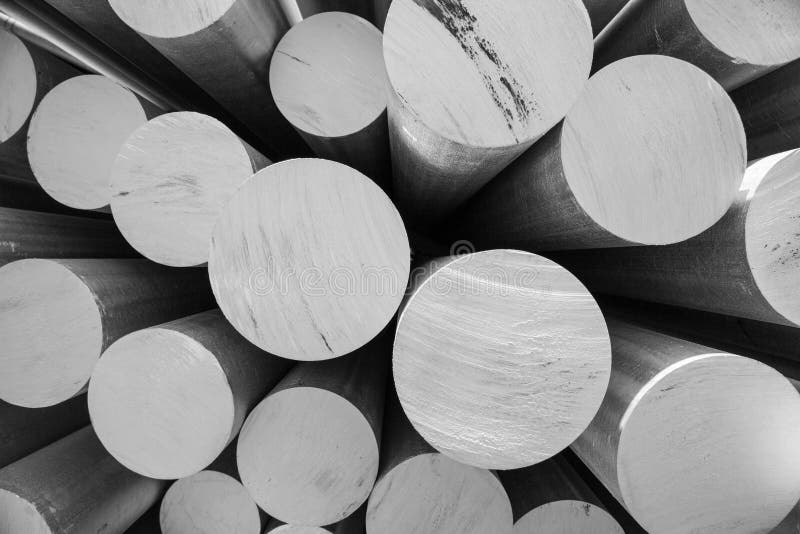 Aluminum Tubes As a Raw Material Stock Photo Image of industrial