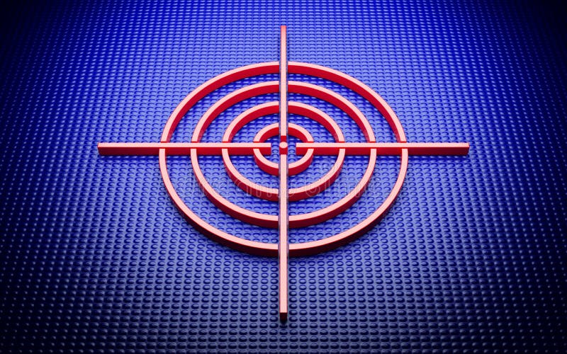 Alvo ilustração stock