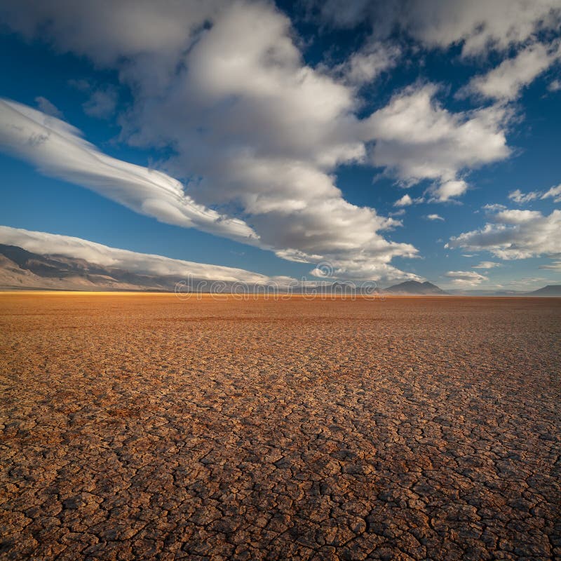 Alvord dry lakebed, Oregon, USA royalty free stock photography