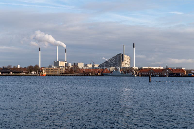 Amager Bakke Power Plant, Copenhagen, Denmark Stock Photo - Image of