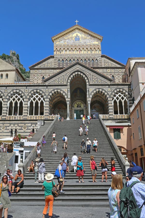 Cathedral in Amalfi editorial photo. Image of amalfi - 117912211