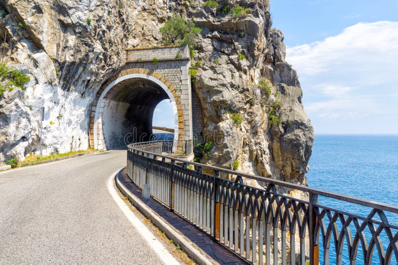 The Amalfi Drive stock image. Image of nature, italy - 117874525