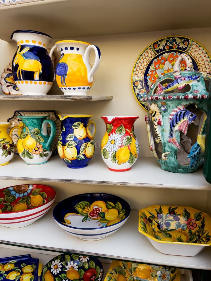 Ceramic Souvenirs for Sale in Malaga, Spain. Colorful Fridge Souvenir  Magnets Editorial Photography - Image of colorful, country: 148135632