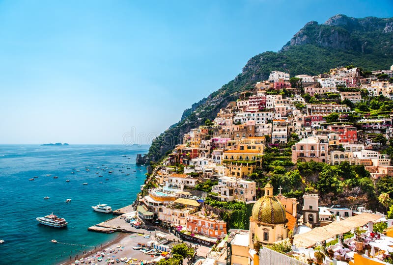 Amalfi kust royaltyfri fotografi Amalfi kust royaltyfri fotografi