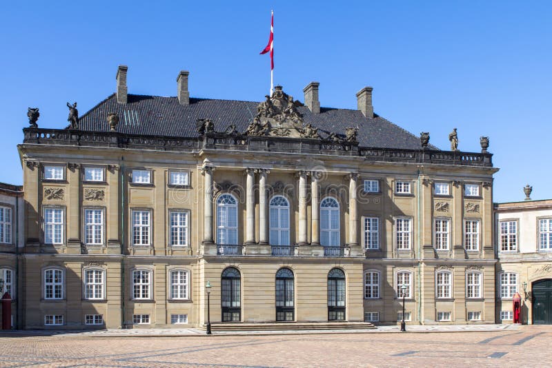 Amalienborg Palace Copenhagen, Denmark Stock Photo - Image of amalienborg, king: 175226442
