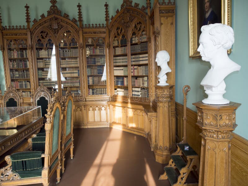 阿马琳堡宫内部，哥本哈根 图库摄影