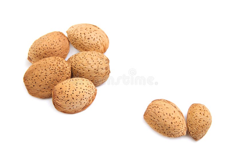 Amandes savoureuses photographie stock Amandes savoureuses photographie stock