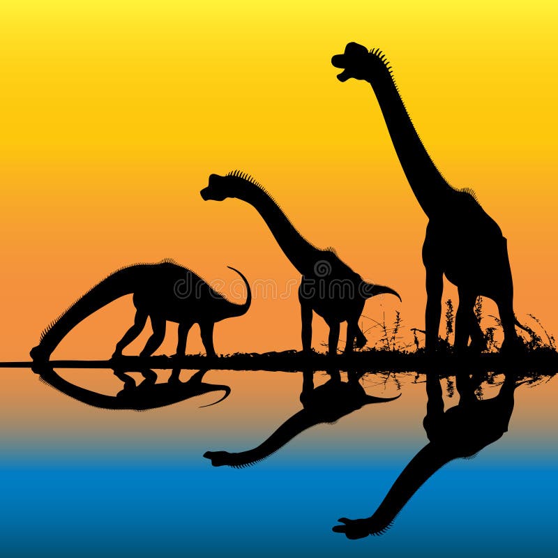 Amanecer jurásico libre illustration Amanecer jurásico libre illustration
