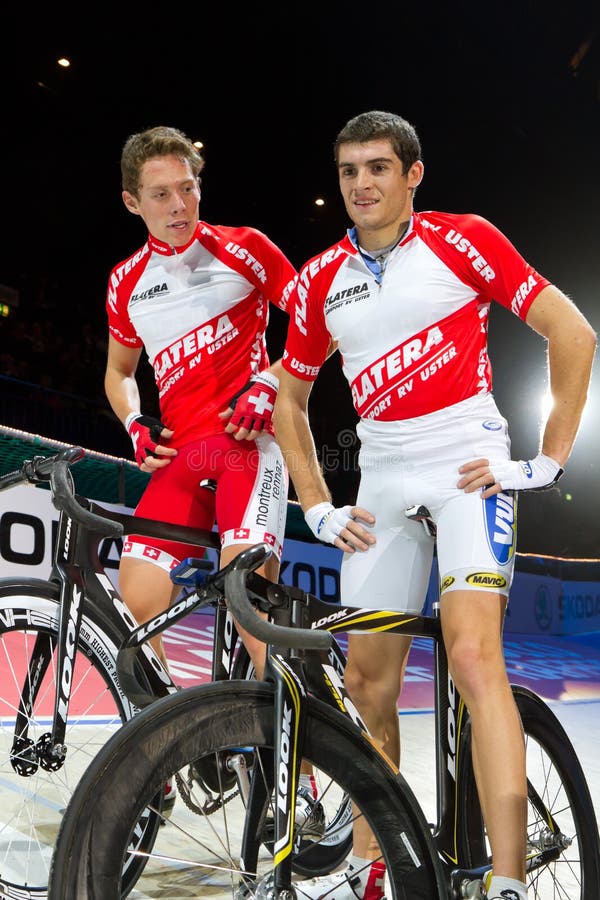Amateur award ceremony at sixdays Zurich 2011 royalty free stock photo