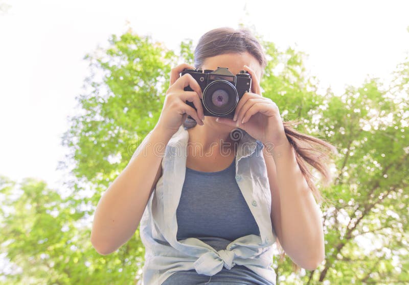 Amateur Photographer Outdoor stock images Amateur Photographer Outdoor stock images