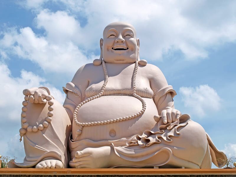 Amazing big buddha statue on Cam mountain