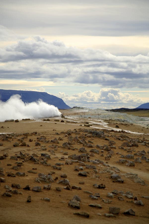 Amazing geothermal landscape