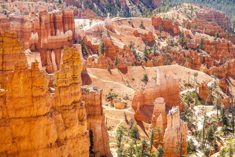 Amazing Hoodoo in Bryce Canyon National Park, USA royalty free stock images Amazing Hoodoo in Bryce Canyon National Park, USA royalty free stock images