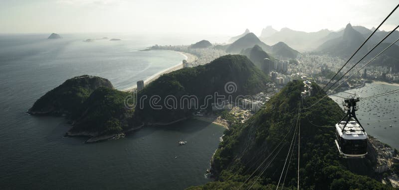 Amazing panorama of Rio de Janeiro from Sugarloaf mountain stock photos Amazing panorama of Rio de Janeiro from Sugarloaf mountain stock photos