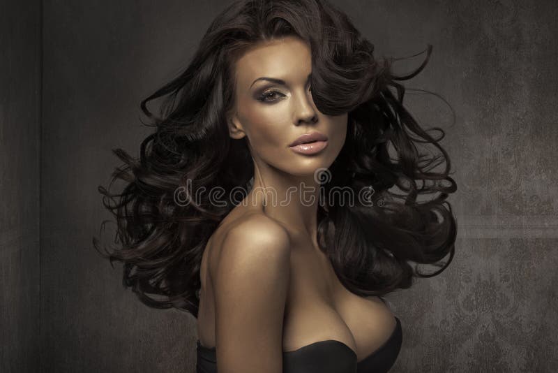 Amazing portrait of sensual woman royalty free stock images Amazing portrait of sensual woman royalty free stock images