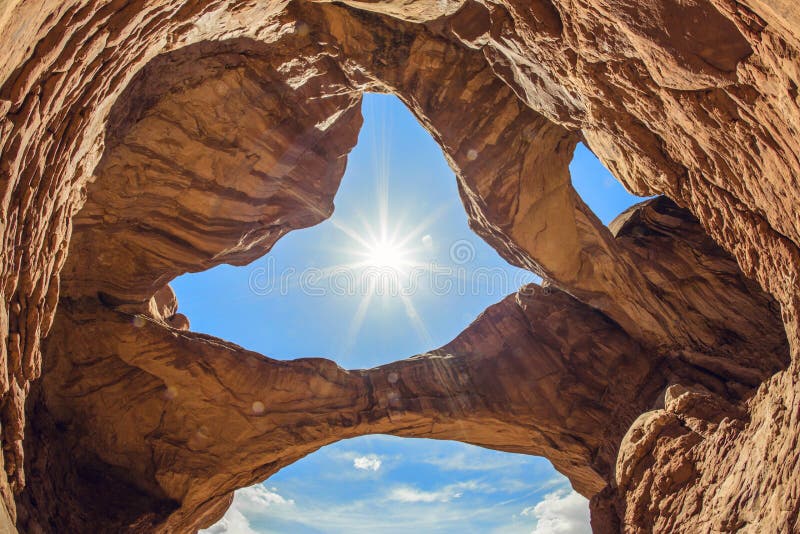 Amazing rock formations at Arches National Park in southern Utah
