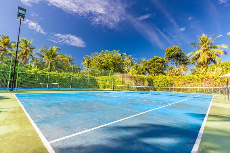 Tennis Court Tropical Island Stock Photos - Free & Royalty-Free Stock ...