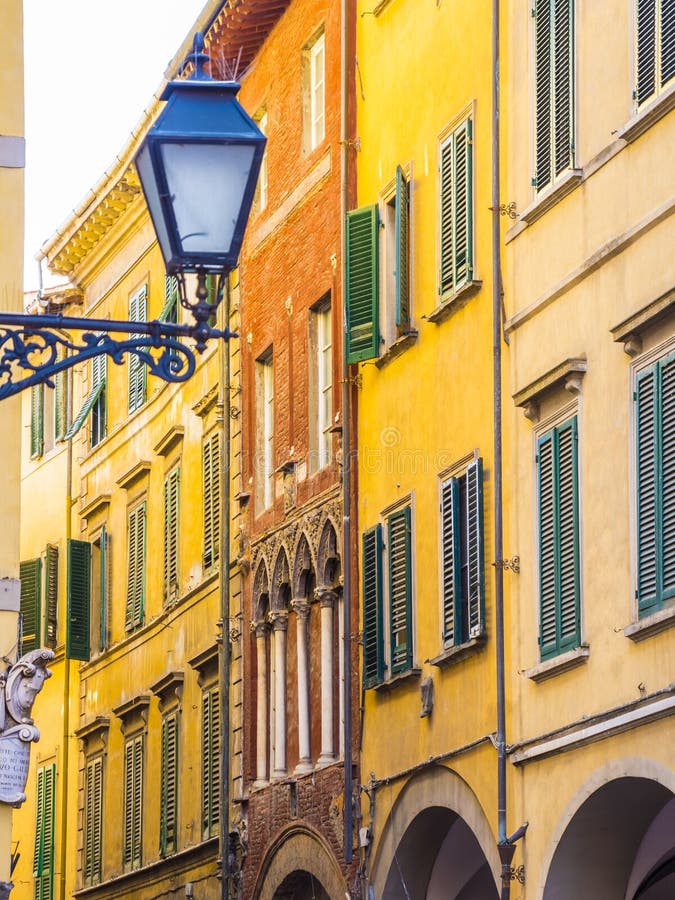 Amazing street lantern in the historic district of Pisa stock photos Amazing street lantern in the historic district of Pisa stock photos