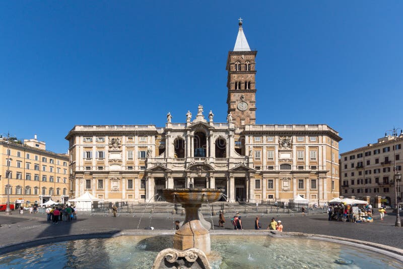 Amazing View of Basilica Papale Di Santa Maria Maggiore in Rome, Italy ...
