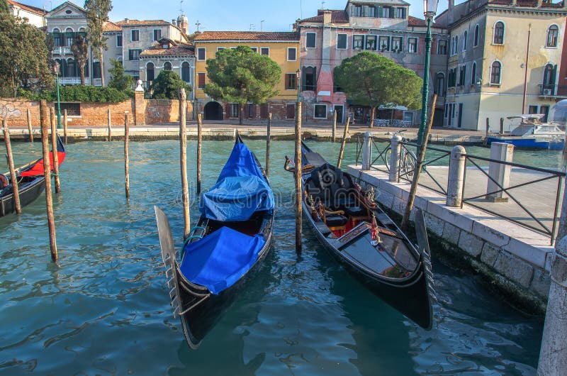 Amazing view on the beautiful Venice, Italy. stock image