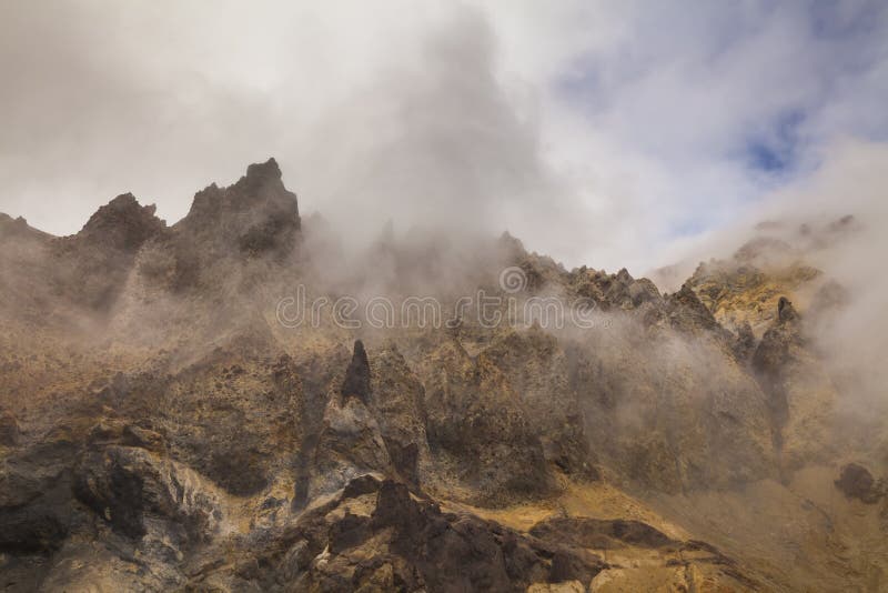 Amazing views of the volcanic landscape. stock images Amazing views of the volcanic landscape. stock images