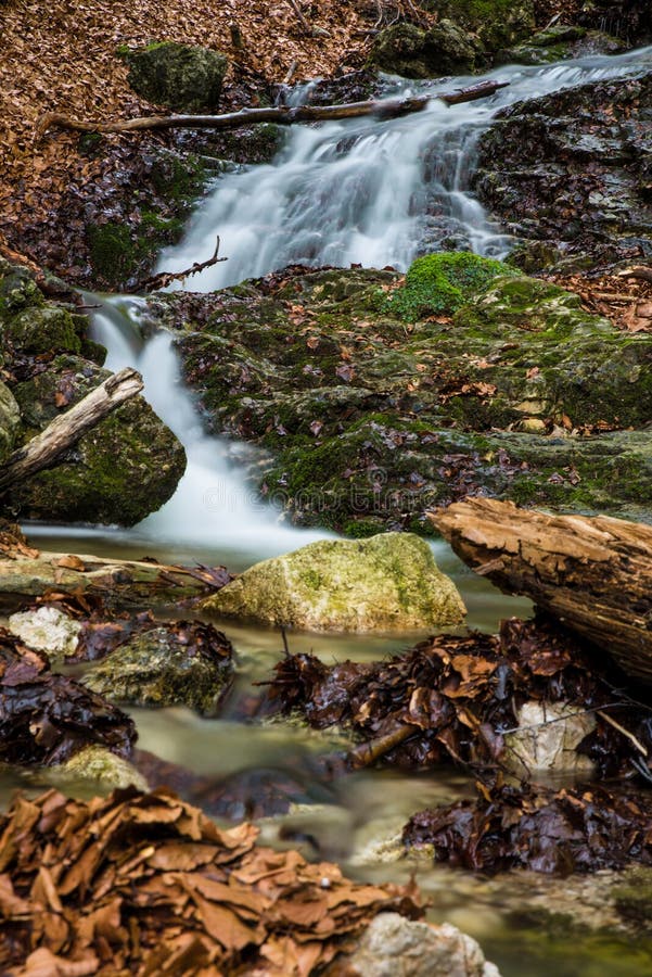 The amazing waterfalls in Janosikove Diery.