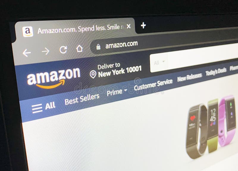  Page in  Browser Editorial Photo Image of site