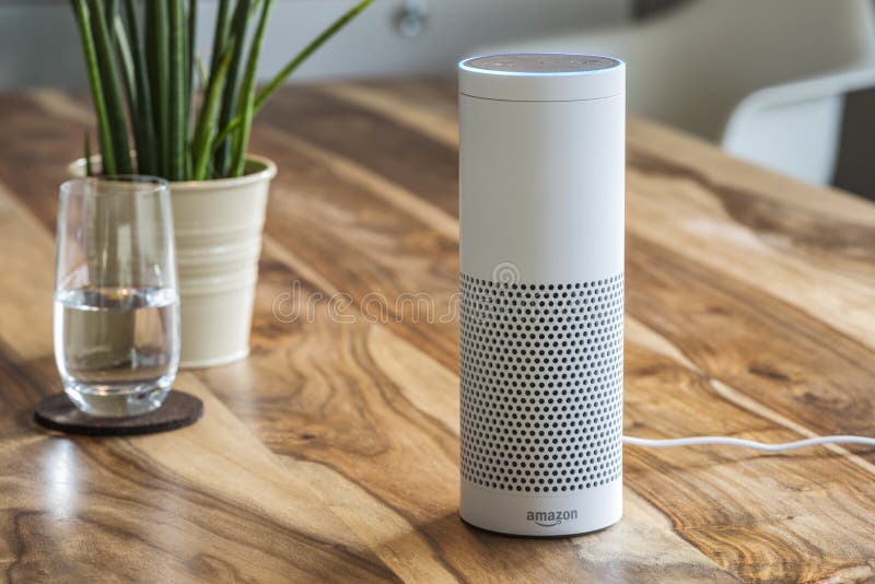 Amazon Echo Plus, the voice recognition streaming device from Am