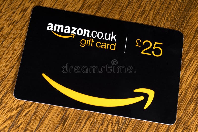Amazon Gift Card Editorial Stock Photo Image Of Editorial