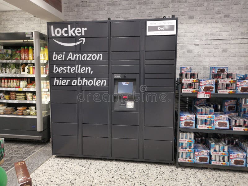 AMAZON locker editorial photo. Image of parcels, mail 193416736