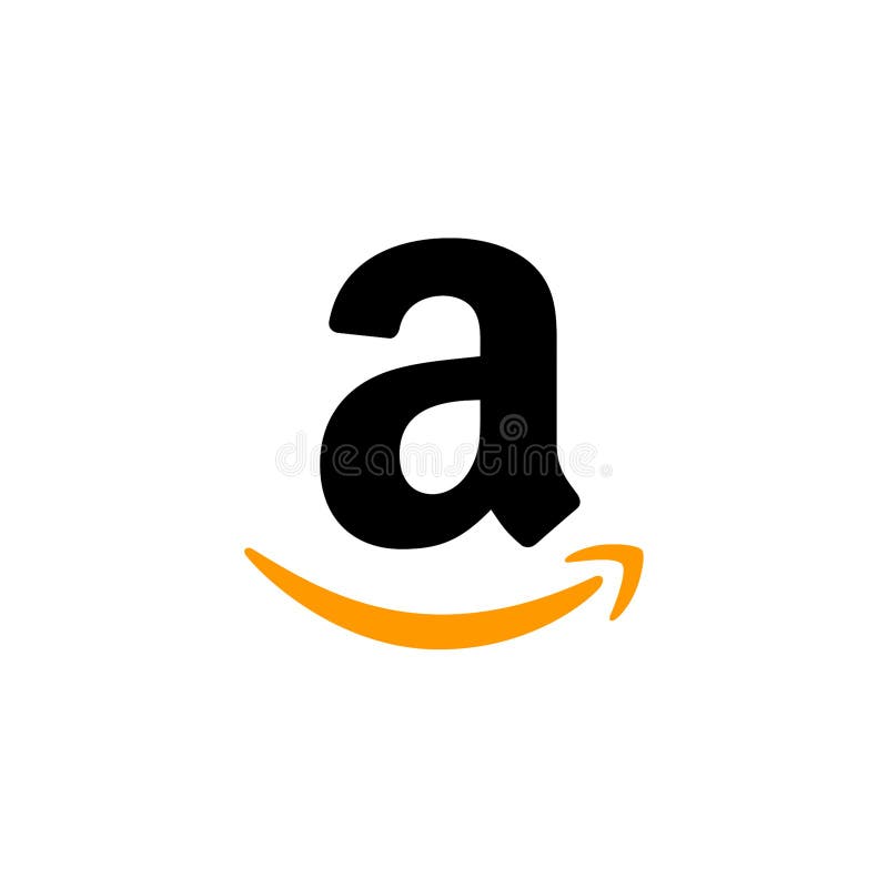 Amazon Logo Editorial Illustrative on White Background Editorial ...