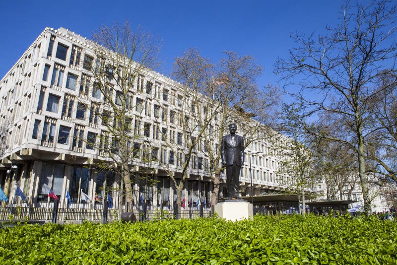 Ambasciata degli Stati Uniti a Londra immagine stock Ambasciata degli Stati Uniti a Londra immagine stock