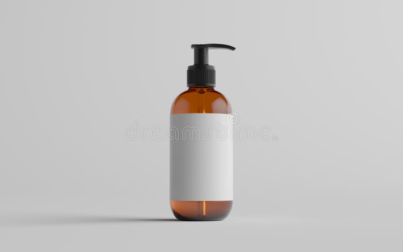 Download Amber Glass Pump Bottle Mock Up Liquid Soap Shampoo Dispenser One Bottle Blank Label 3d Illustration Stock Illustration Illustration Of Conditioner Mock 184877228