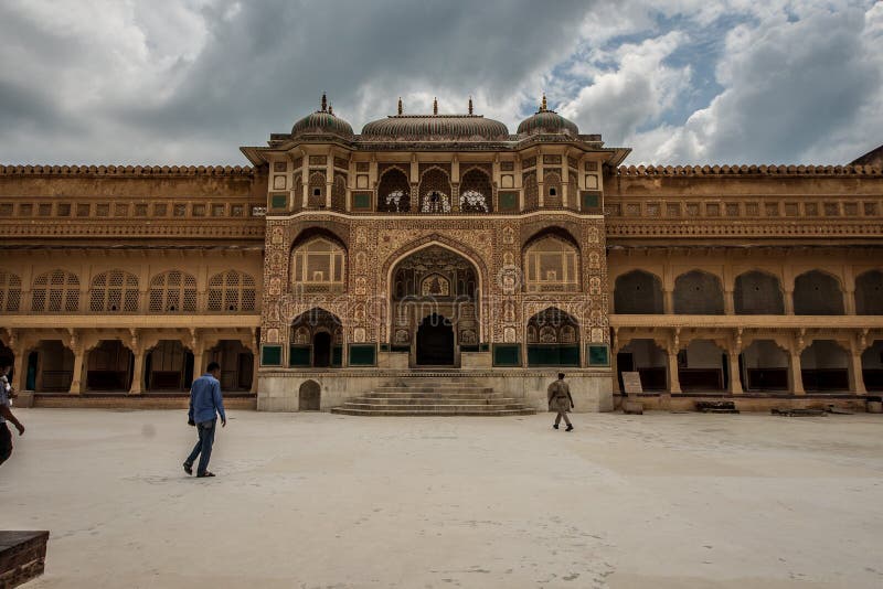 Amber Palace Heritage Tourist Destination in Jaipur Editorial Stock